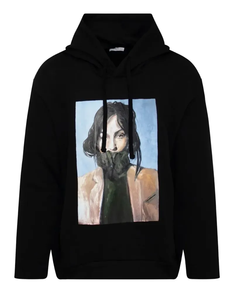 IH NOM UH NIT Phoebe graphic-print hoodie - Schwarz Schwarz