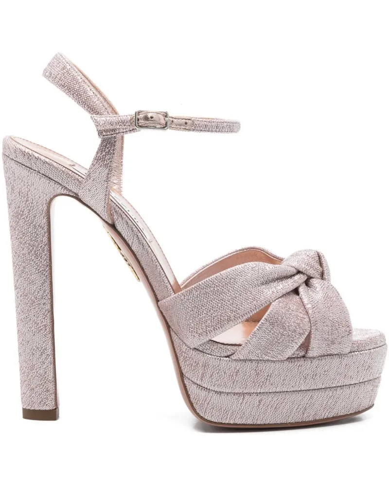 Aquazzura Nina Plateau-Sandalen - Rosa Rosa