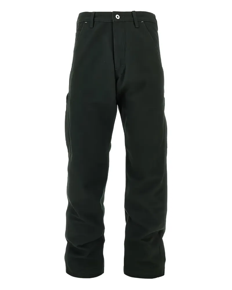 Roy Roger's Geknöpfte Hose mit Taschen - Grün Grün