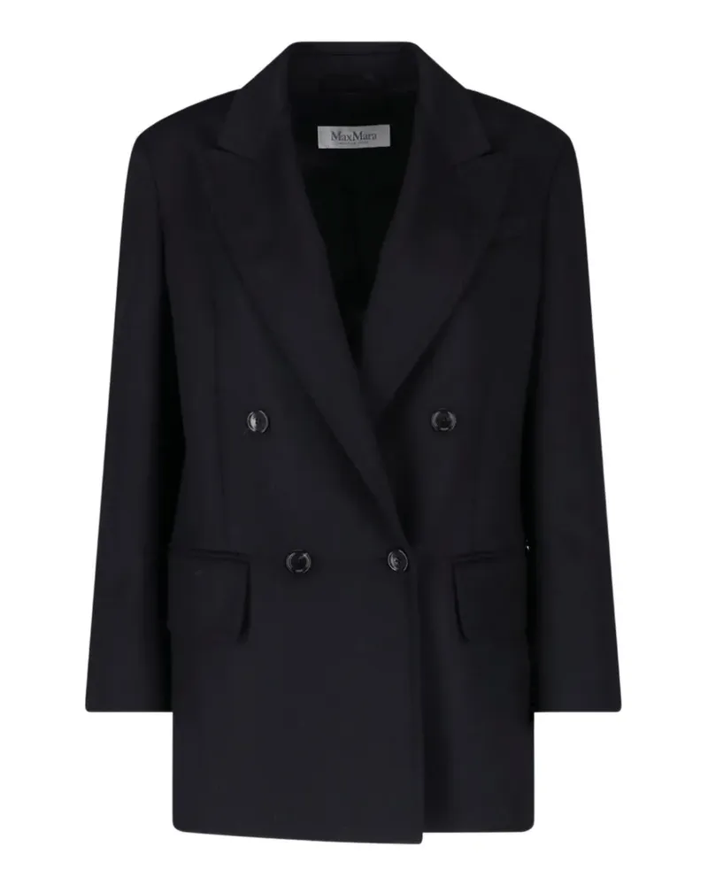 Max Mara double-breasted jacket - Schwarz Schwarz