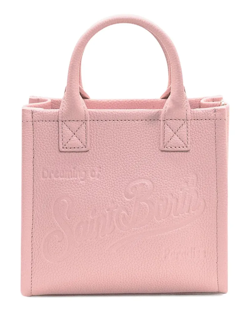 MC2 Saint Barth mini Vanity leather tote bag - Rosa Rosa