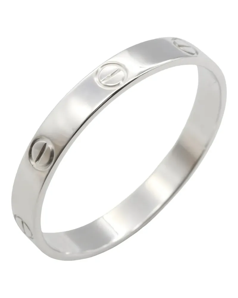Cartier 2010s mini Love ring - Silber Silber