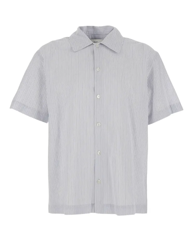 Dunst striped short-sleeve shirt - Blau Blau
