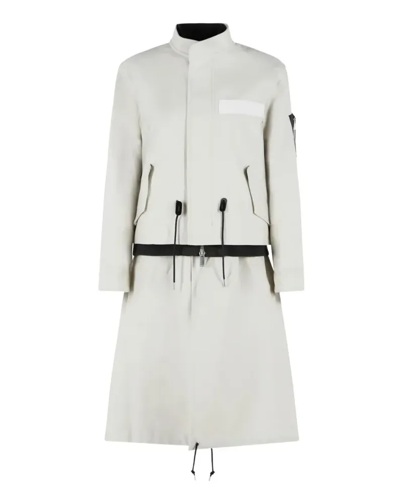 Sacai Mantel im Layering-Look - Nude Nude