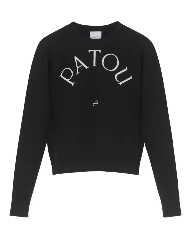 Patou Pullover mit Logo-Stickerei - Schwarz Schwarz