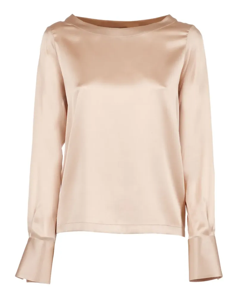 MAZZARELLI Angie Bluse aus Satin - Nude Nude