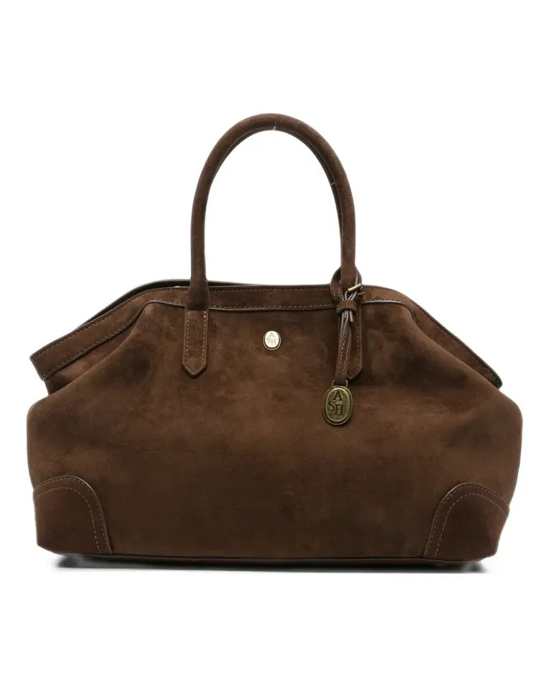 ash Justine suede tote bag - Braun Braun