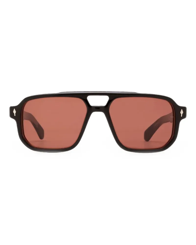 Jacques Marie Mage Evans Pilotenbrille - Schwarz Schwarz