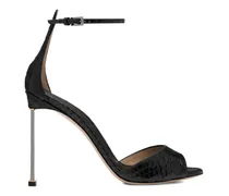 Sandalen mit Knöchelband - Schwarz