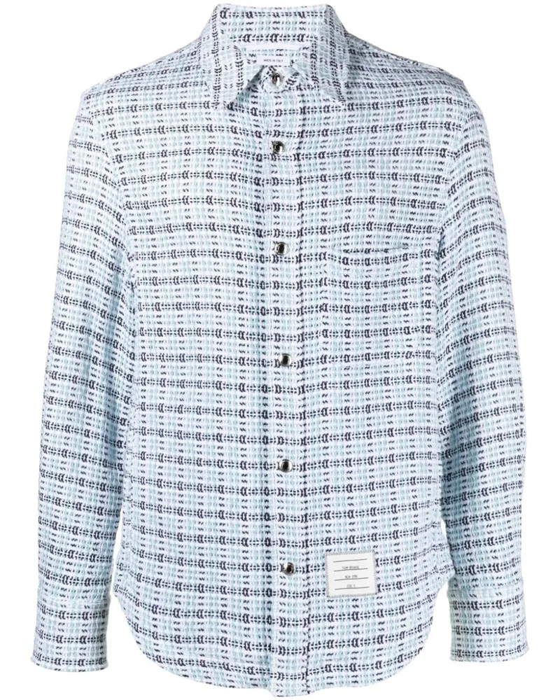 Thom Browne Langärmeliges Hemd - Weiß Weiß
