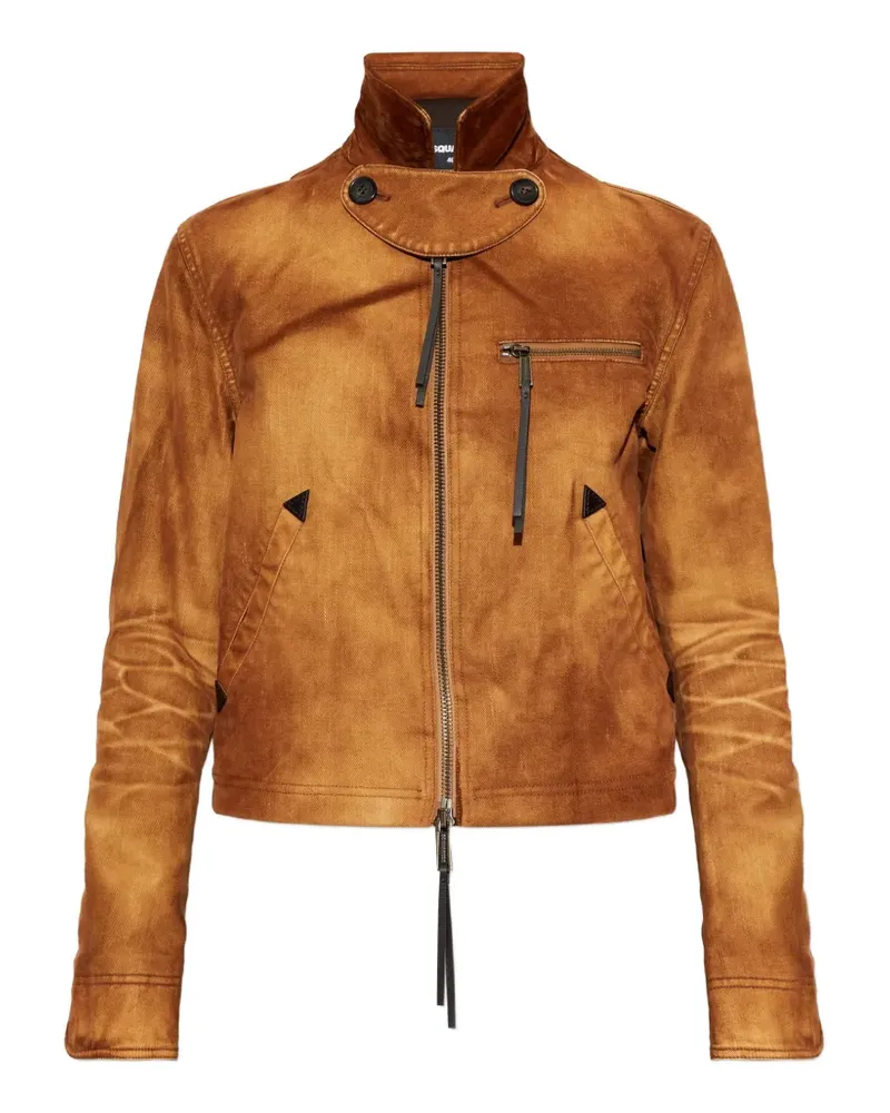 Dsquared2 Jacke mit Stehkragens - Braun Braun