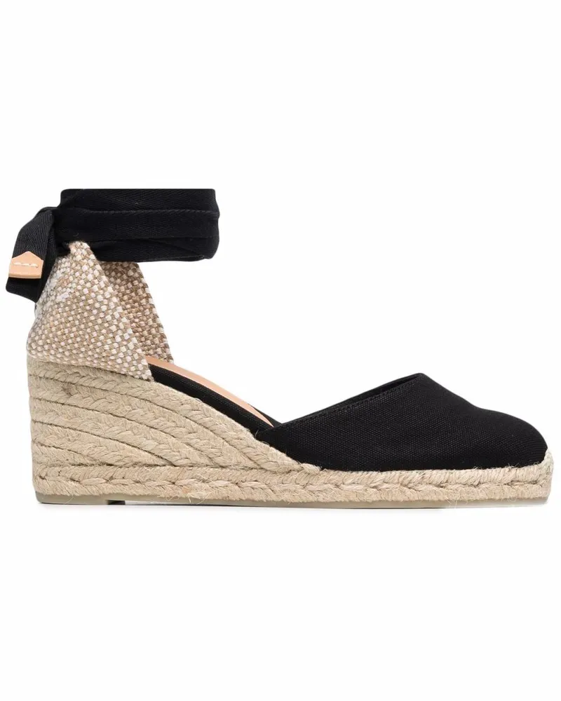 Castañer Carina Espadrilles 80mm - Schwarz Schwarz