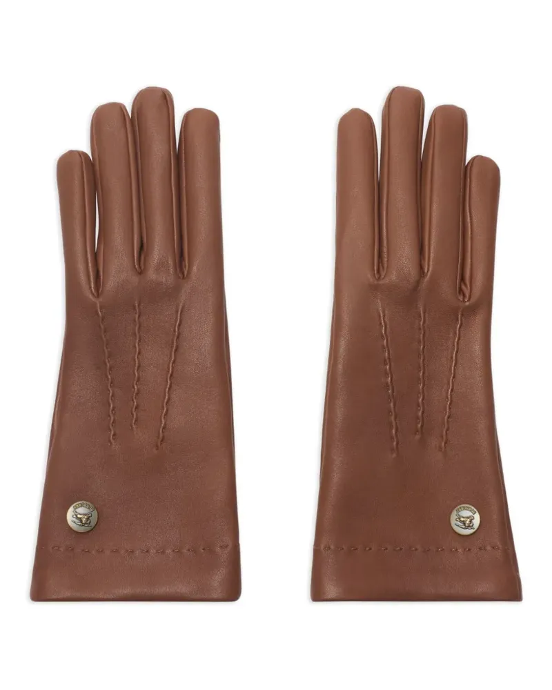 Burberry Handschuhe mit Lederfutter - Braun Braun