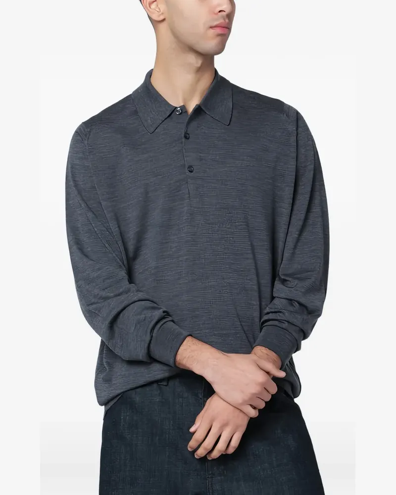 John Smedley Dorset Poloshirt - Grau Grau