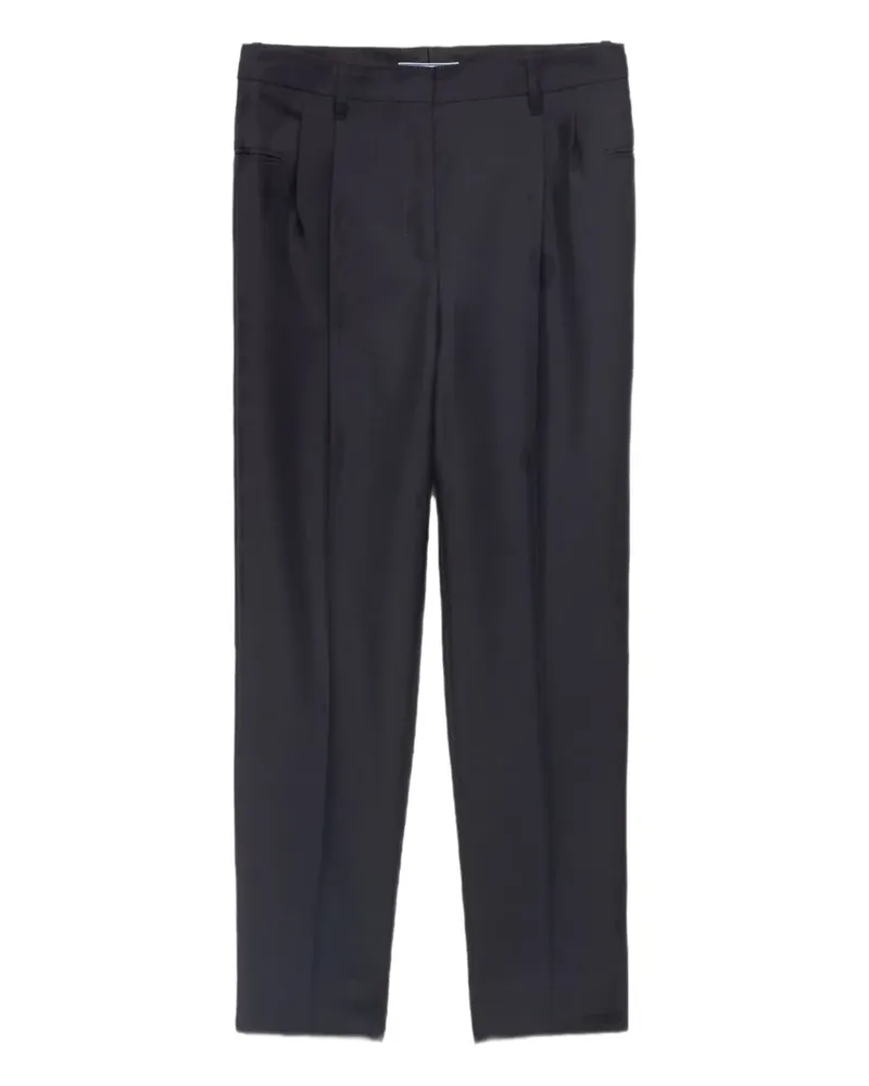 Prada Kid Mohairhose - Blau Blau
