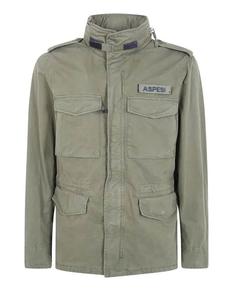 ASPESI flap-pocket jacket - Grün Grün