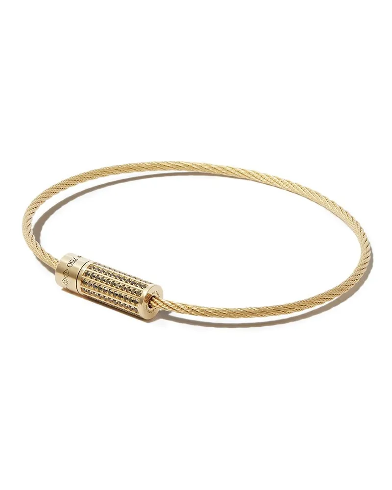 Le Gramme 18kt 9G Gelbgoldarmband im Kabeldesign Gold