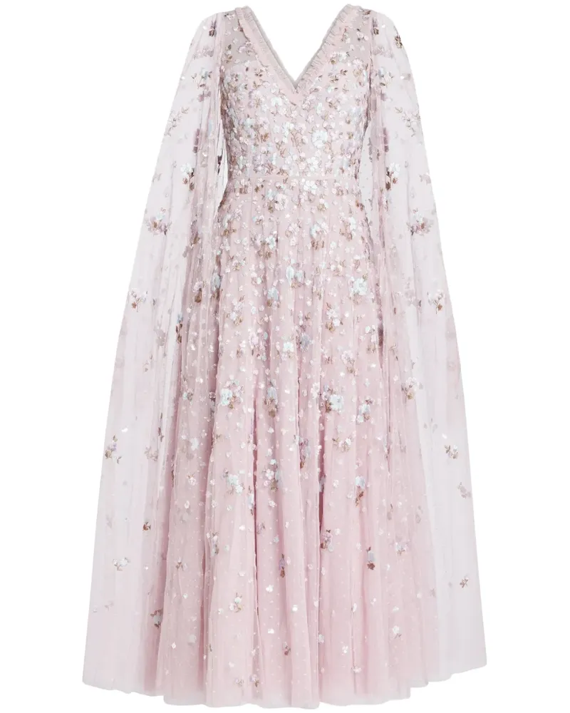 Needle & Thread Dahlia Abendkleid - Rosa Rosa