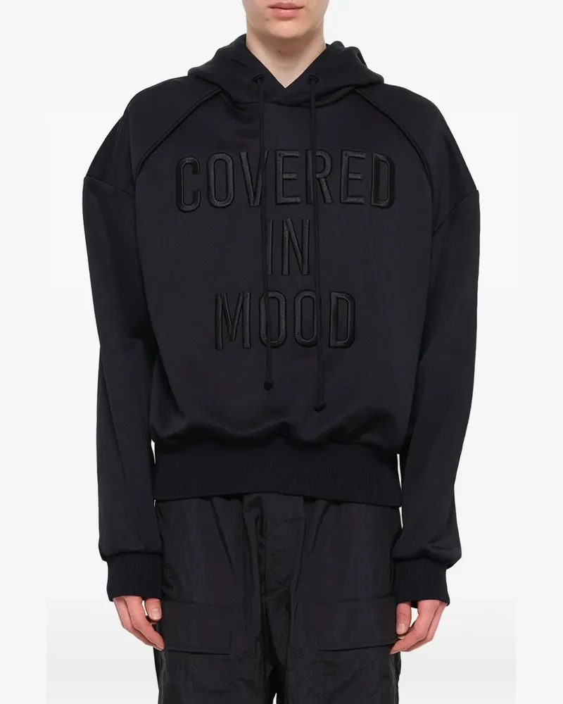 JUUN.J Hoodie mit Stickerei - Schwarz Schwarz