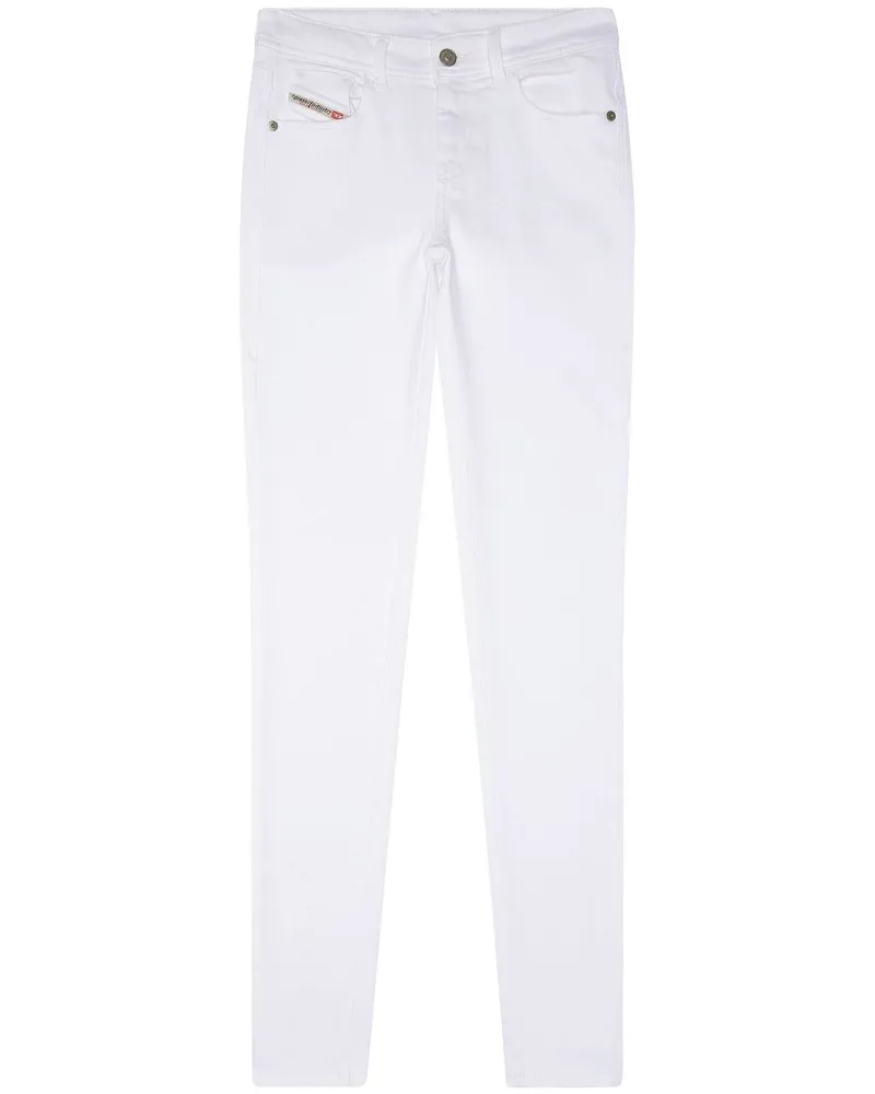 Diesel Slandy Skinny-Jeans - Weiß Weiß