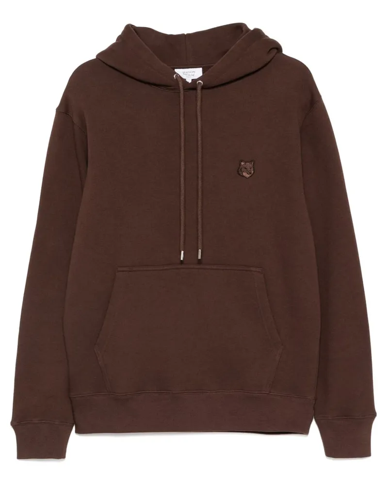 Kitsuné Hoodie mit Bold Fox Head-Patch - Braun Braun