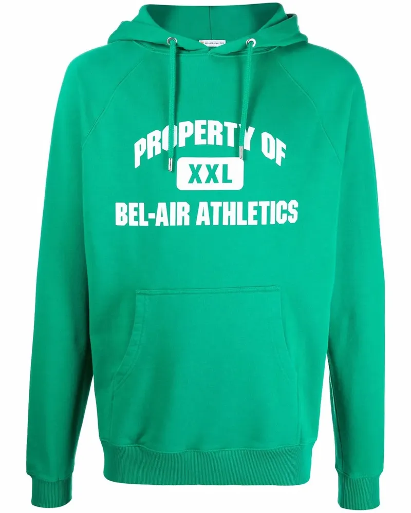 Bel-Air Athletics Hoodie mit Logo-Print - Grün Grün