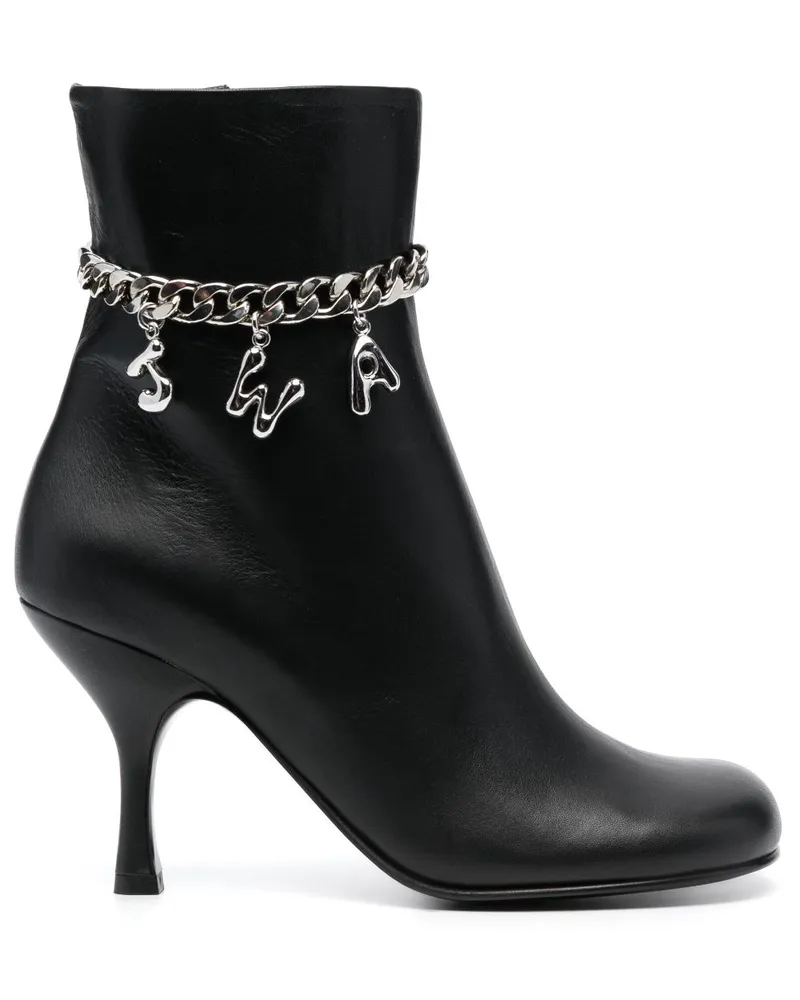 J.W.Anderson Stiefel mit Logo 80mm - Schwarz Schwarz