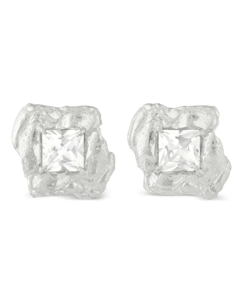 Loveness Lee Jaqui Ohrringe aus Sterlingsilber mit Saphir Silber