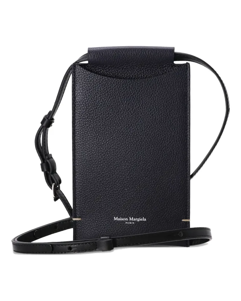 Maison Margiela Handytasche aus Leder - Blau Blau