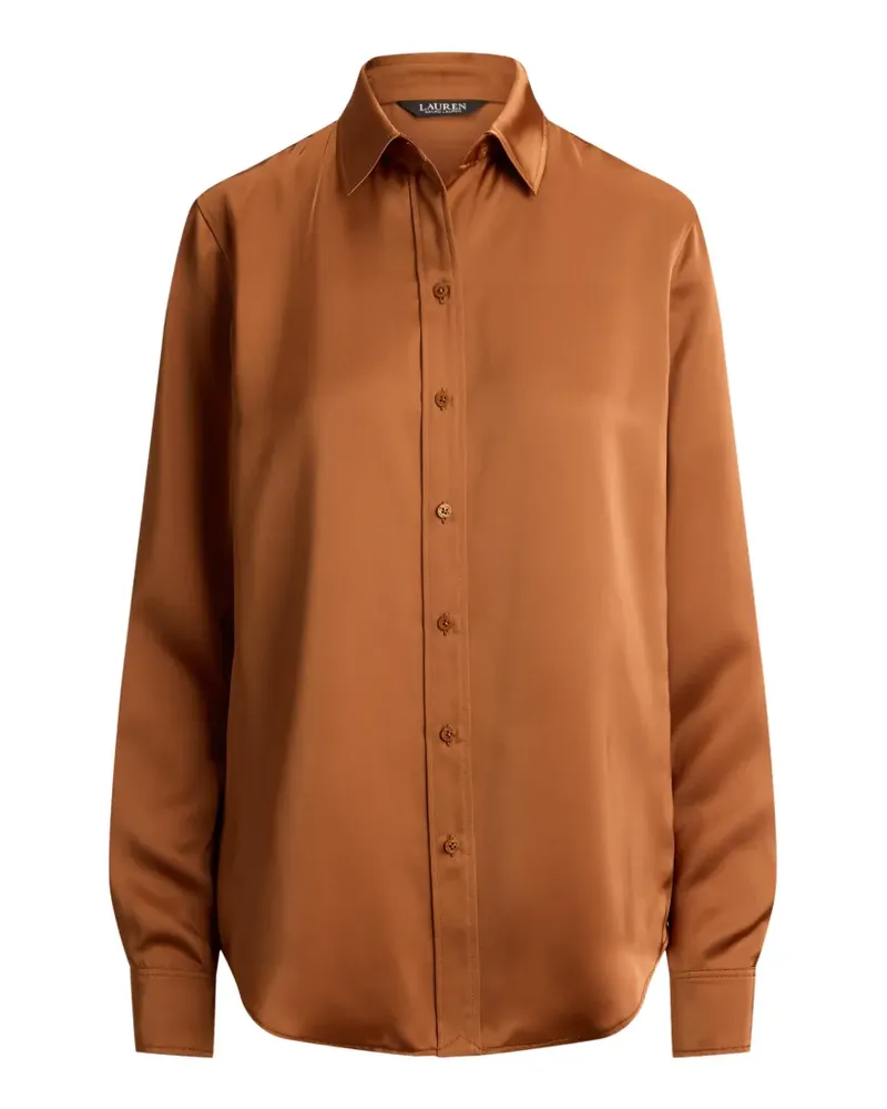 Ralph Lauren Hemd aus Charmeuse - Braun Braun