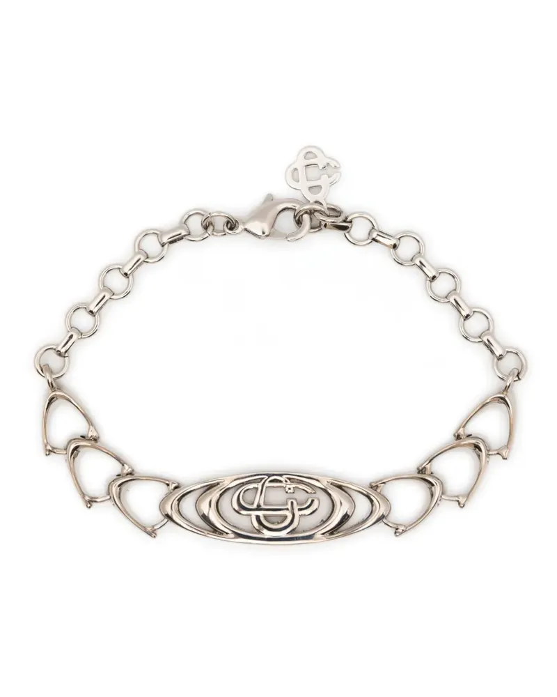 Casablanca Paris Armband mit Logo-Schild - Silber Silber