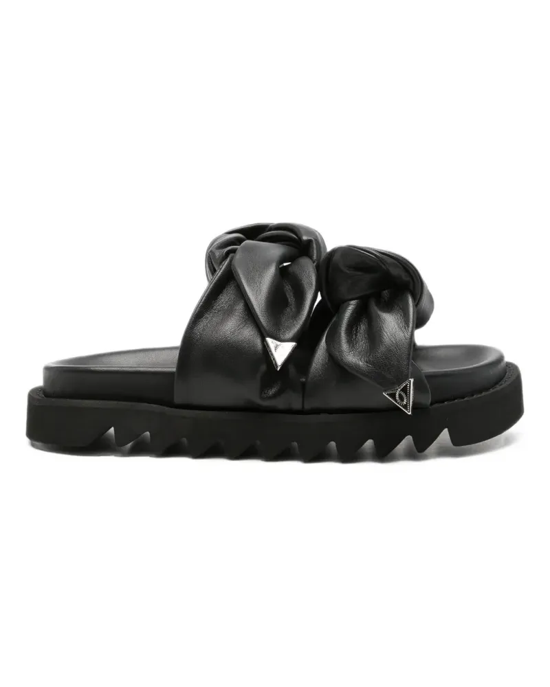 Toga knotted sandals - Schwarz Schwarz