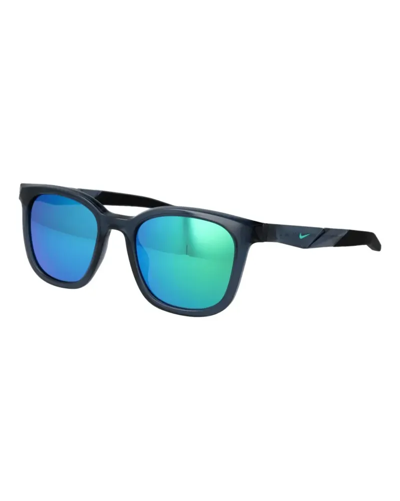 Nike Radeon Sonnenbrille mit eckigem Gestell - Blau Blau