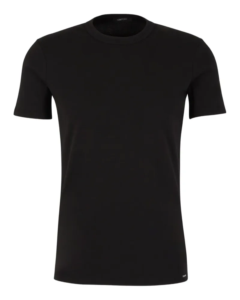Tom Ford T-Shirt mit rundem Ausschnitt - Schwarz Schwarz