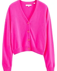 Chinti & Parker Cardigan im Cropped-Design Rosa