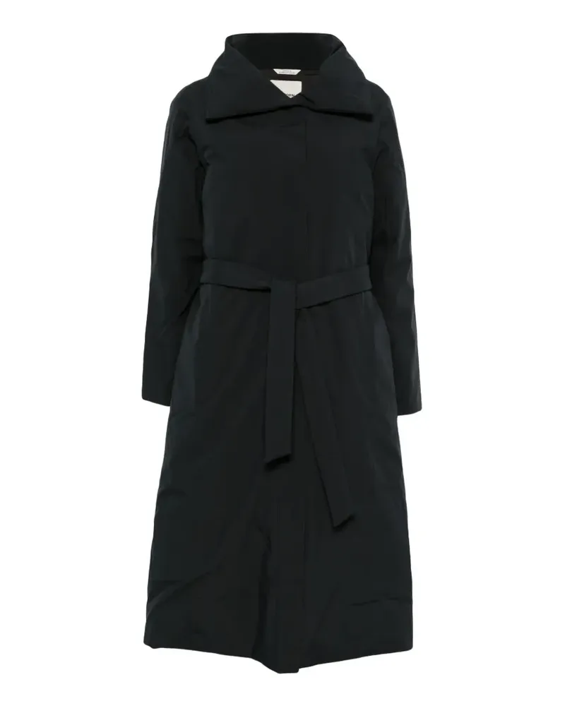 Tretorn belted high-neck coat - Schwarz Schwarz