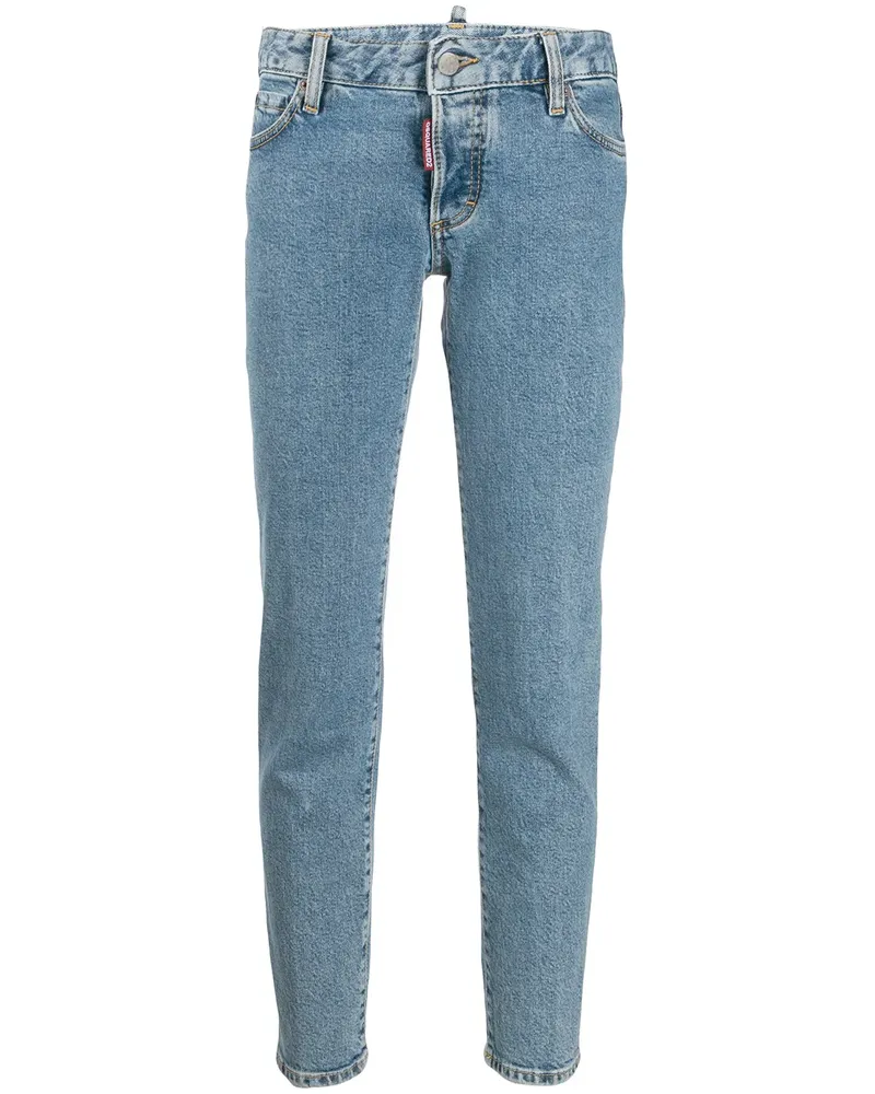 Dsquared2 Skinny-Jeans mit tiefem Bund - Blau Blau