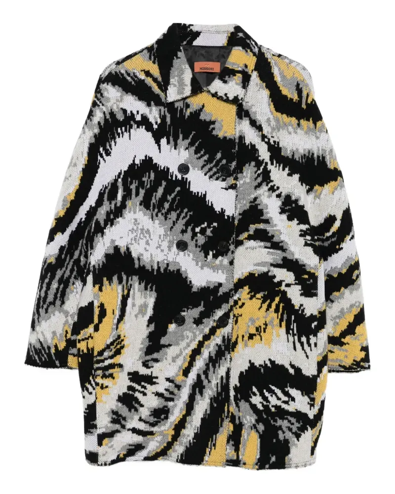 Missoni Doppelreihiger Trenchcoat - Schwarz Schwarz