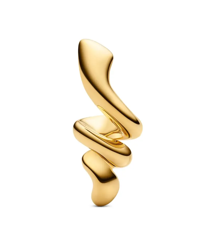 Maria Black Ohrringe in Spiralform - Gold Gold
