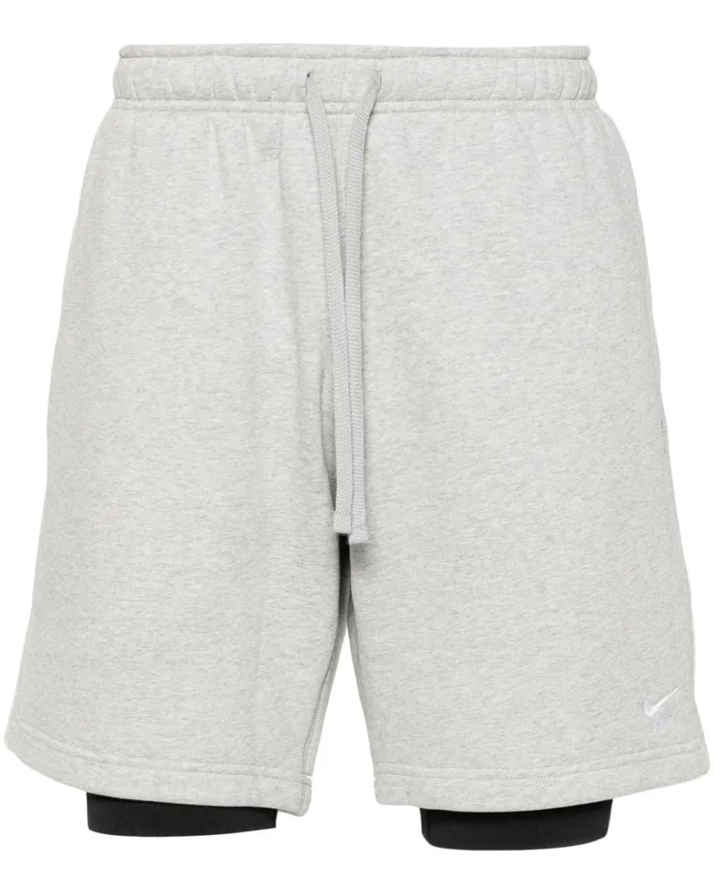 Nike x MMW Short-Set mit Logo-Print Grau