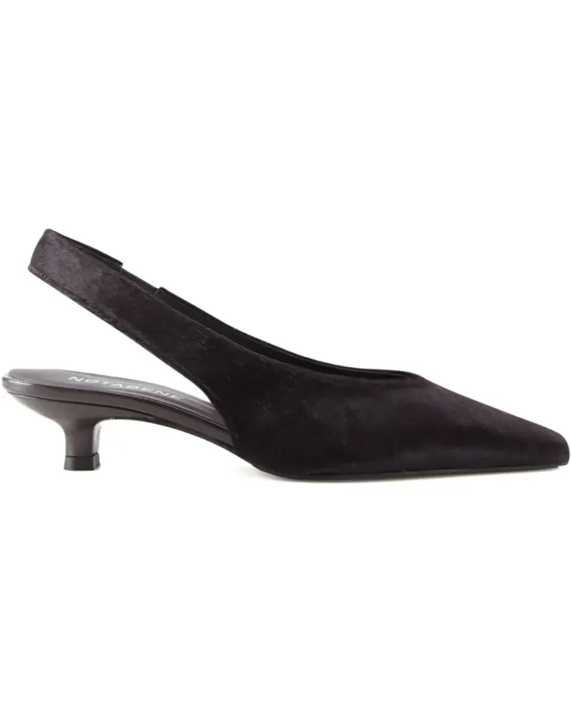 NOTABENE Spitze Eleonora Pumps 35mm - Schwarz Schwarz