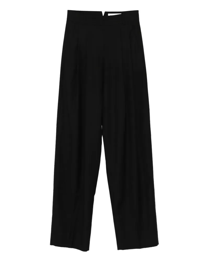 FRANKIE Shop Gelso pleated trousers - Schwarz Schwarz