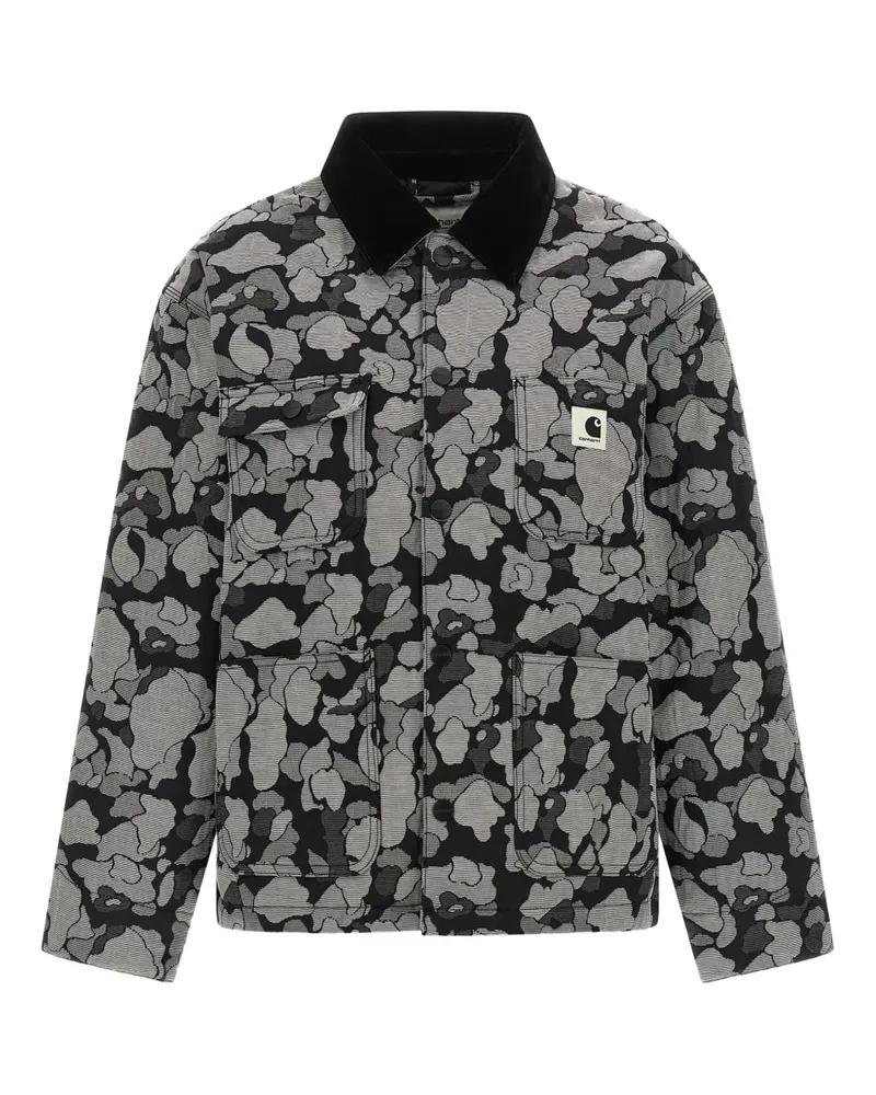 Carhartt WIP Tapestry Chore Jacquard-Jacke - Schwarz Schwarz
