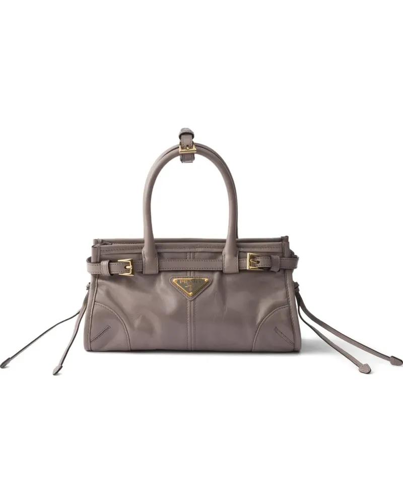 Prada mini Bonnie tote bag - Grau Grau
