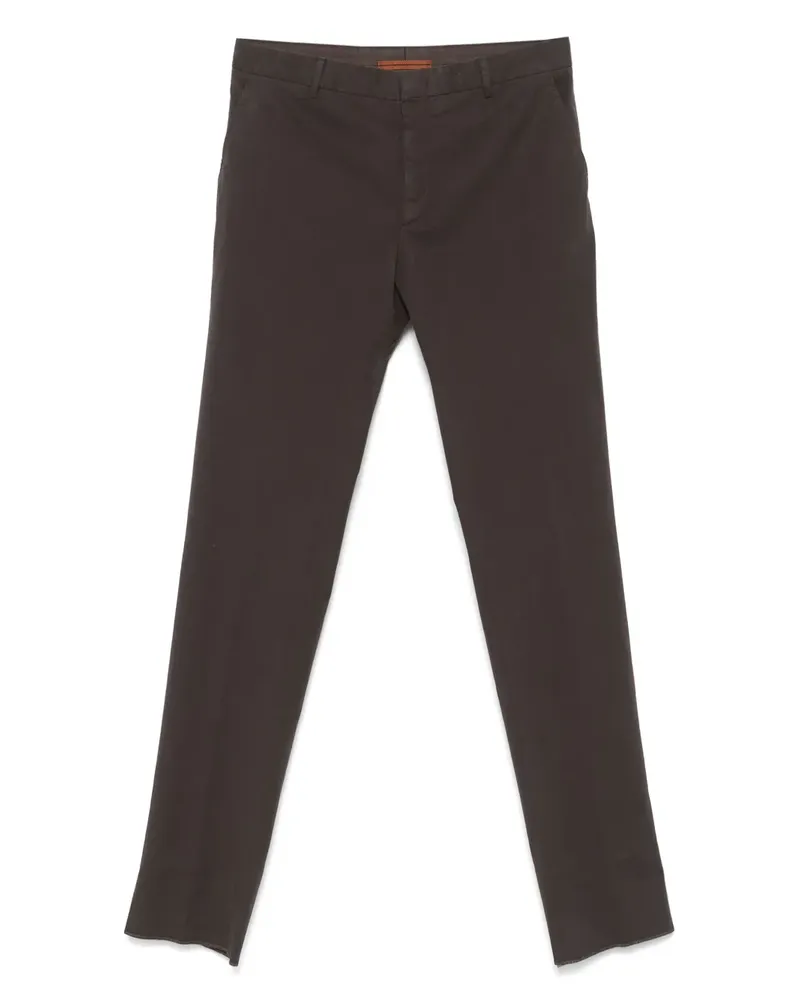 Ermenegildo Zegna Klassische Chino - Braun Braun