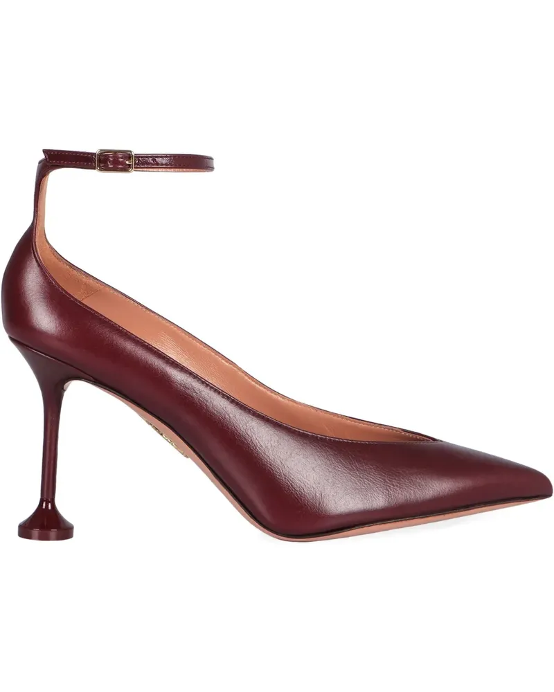 Aquazzura Strong Pumps mit spitzer Kappe 85mm - Rot Rot