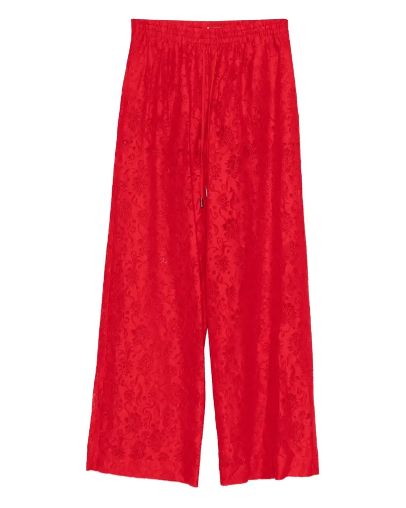 Ermanno Scervino floral trousers - Rot Rot
