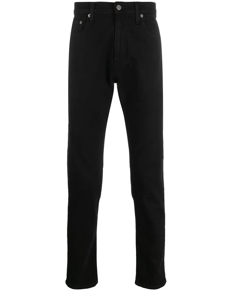 Levi's Halbhohe Skinny-Jeans - Schwarz Schwarz