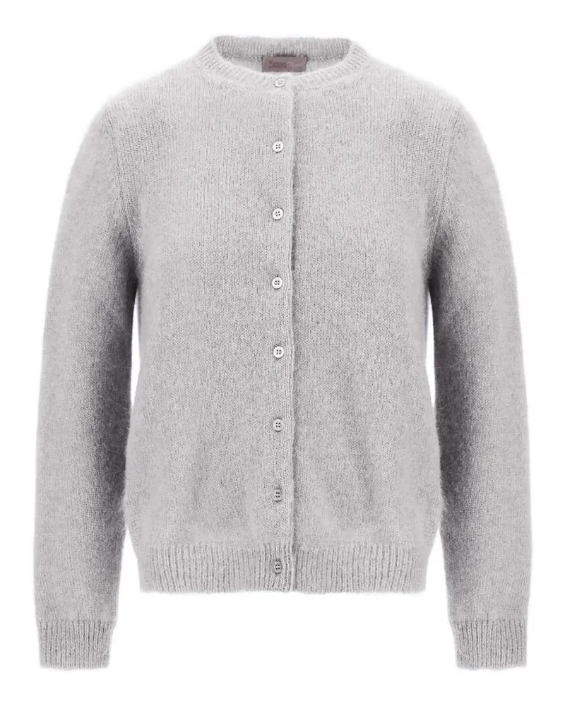 Herno Gestrickter Cardigan - Grau Grau