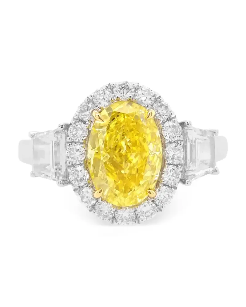 HYT Jewelry Ring aus Platin - Weiß Weiß
